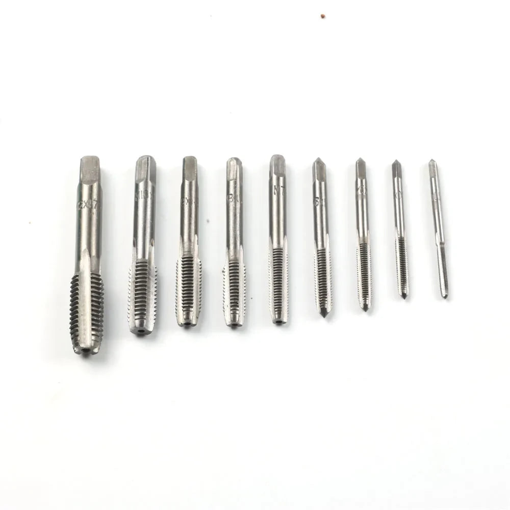 Metric Tap & Die Set 8/12/20Pcs M3–M12 Thread Cutting Kit