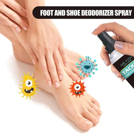 Jue-Fish Foot Care Spray Nourish Feet Clean Odor Foot Sweat Peeling Removal Daily Foot Care Spray Peaceful Pleasures Health and Wellness Default Title