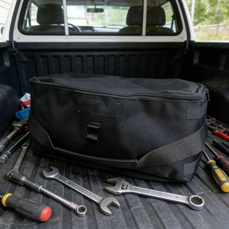2-in-1 Heavy Duty Electrician Tool Bag Roll & Waist Organizer