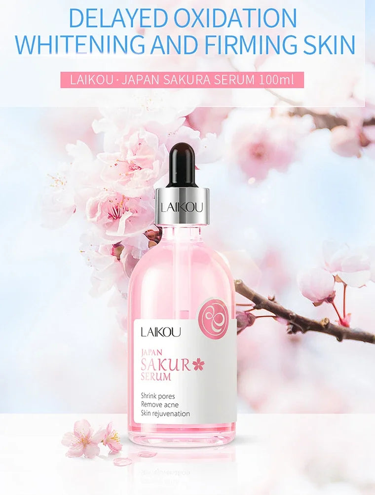 Cherry Blossom essence Moisturizing Facial Care Brightening, Firming, Soothing and Moisturizing Peaceful Pleasures Health and Wellness