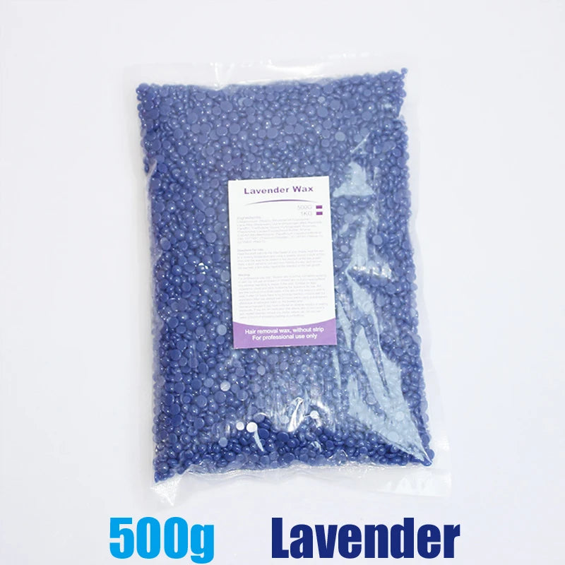 500g Hot Film Wax Beans for Wax Heater – Full Body Hair Removal