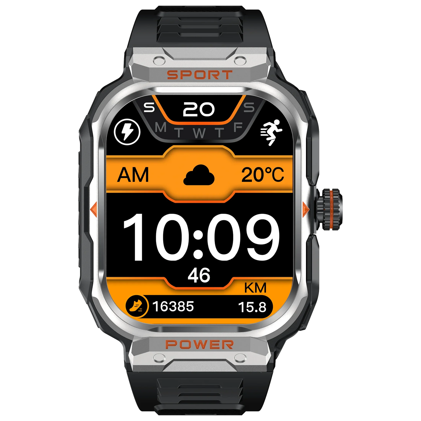 2-in-1 Smartwatch & Headphones 2.01" HD NFC Bluetooth 5.2