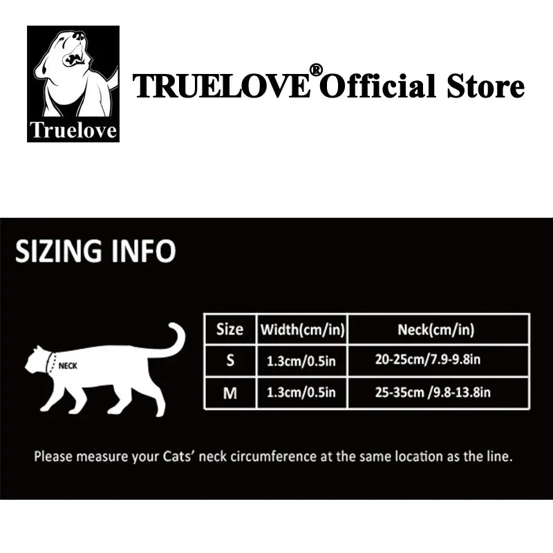 Truelove Floral Pet Collar with Bell & Nameplate – TLC5312 Peaceful Pleasures Health and Wellness