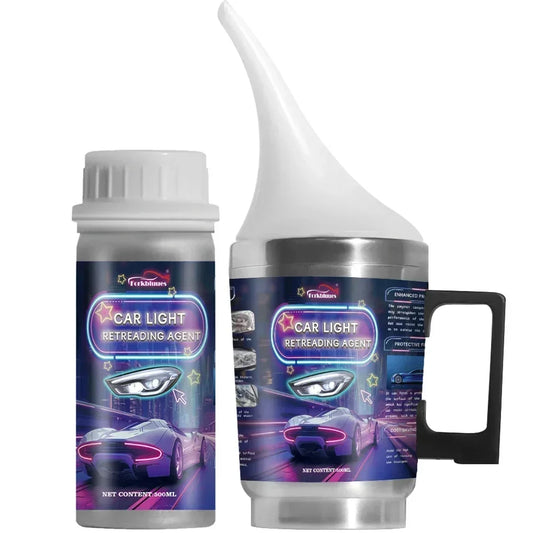Car Headlights Renovation Polishing Kit Headlight Restoration Kit Workshop Automotive Care Tool 800ML Liquid Polymer Evaporator Peaceful Pleasures Health and Wellness