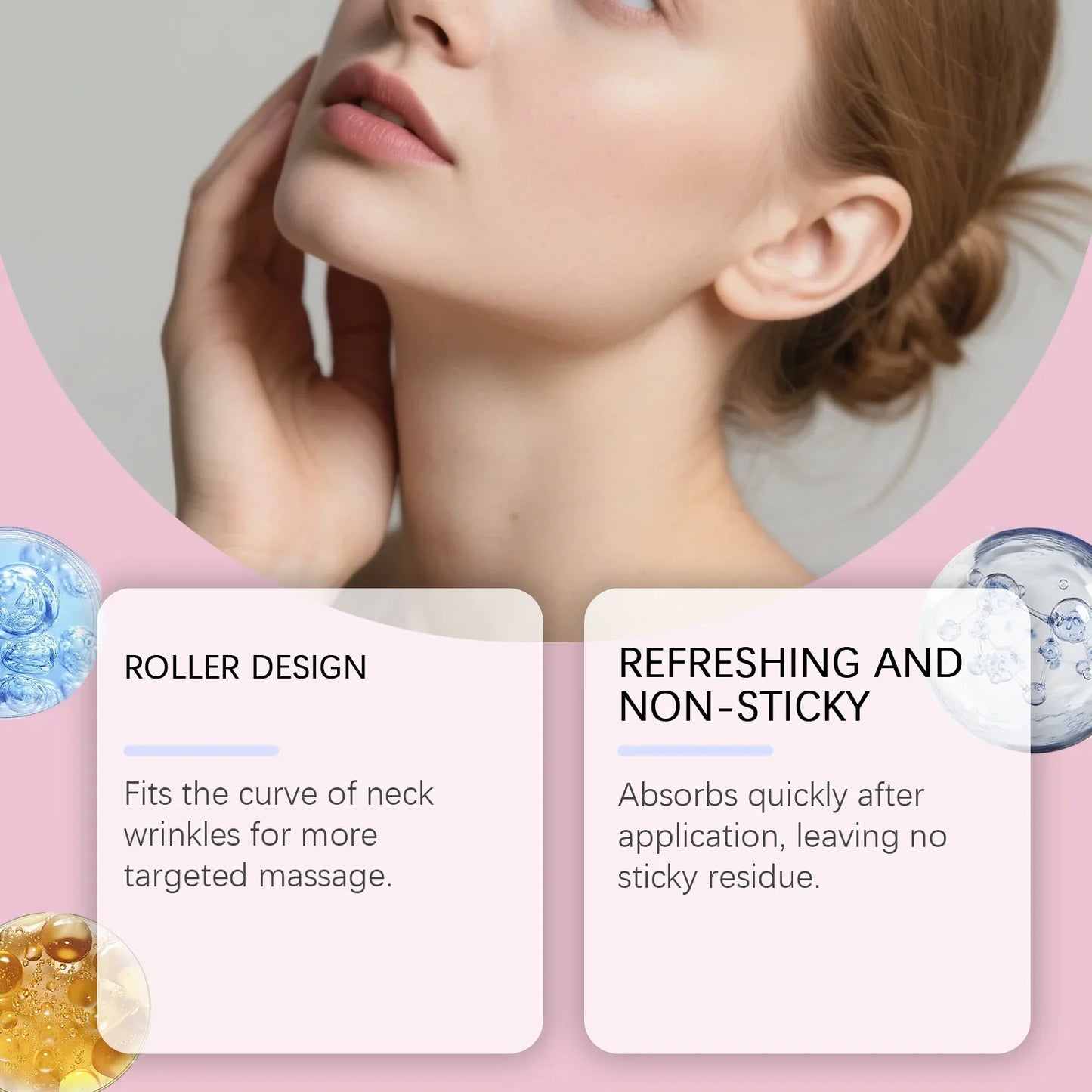 AH-8 Firming Neck Roller Cream – Lift, Tighten & Fade Fine Lines