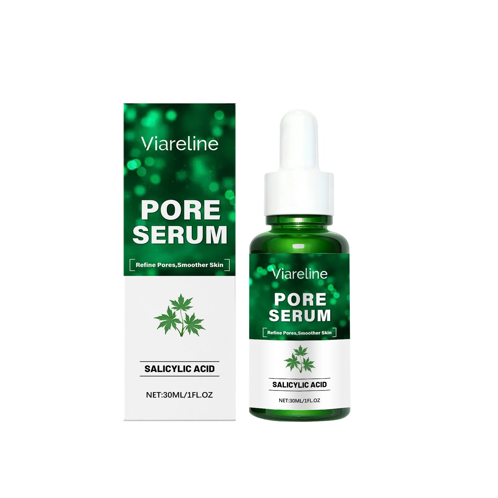 Salicylic Acid Essence Acne Treatment Shrink Pores Improve Roughness Oil Control Smoothing Brightening Rejuvenating Facial Serum Peaceful Pleasures Health and Wellness 30ml boxed