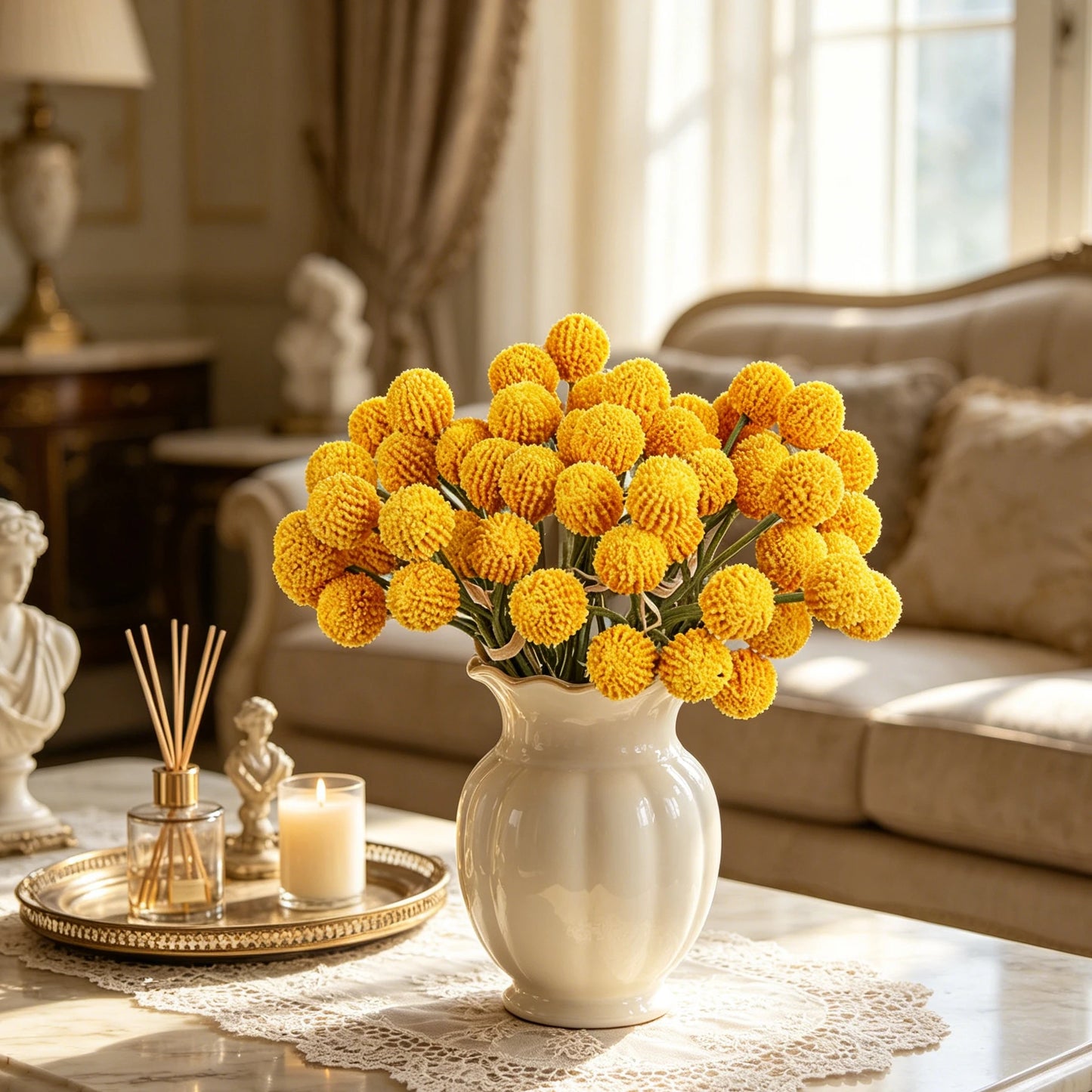 Artificial Silk Chrysanthemum Flowers | Wedding & Home Decor