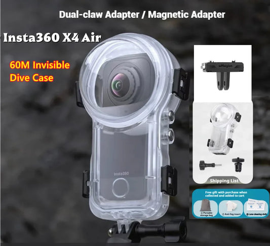 Insta360 X4 Air Waterproof Dive Housing – 50m Anti-Fog Case Underwater Camera Housing Oasis Select