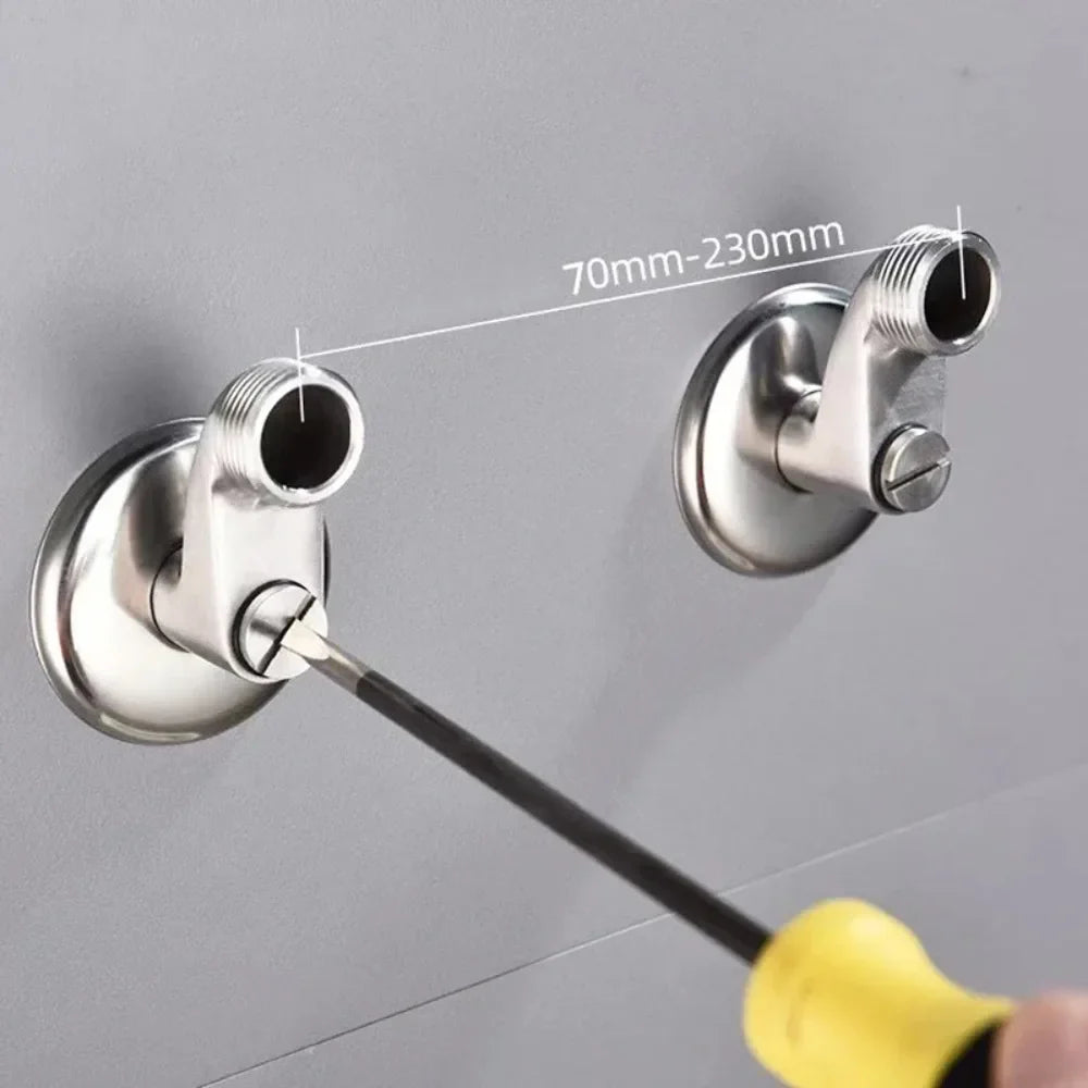 Adjustable Angle Valve Shower Faucet Adapter Set – 2Pcs