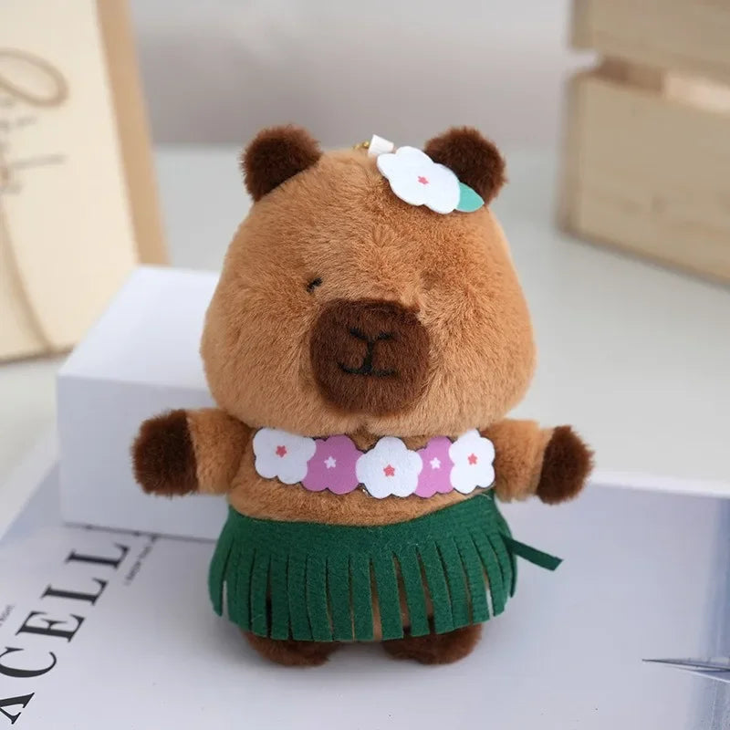 Cute Capybara Plush Keychain Bag Pendant & Car Charm Gift