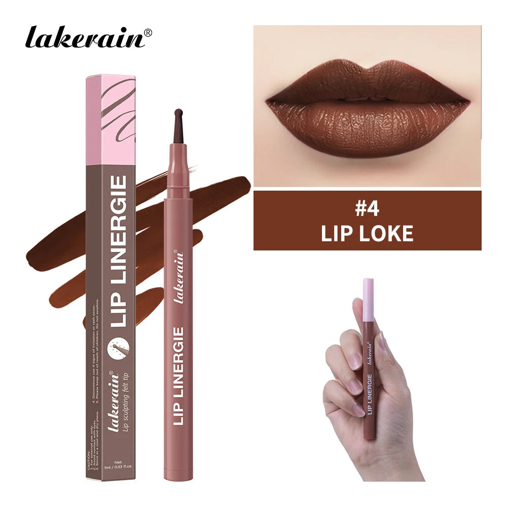 2-in-1 Dual-Tip Lip Contour Stain Pen | Smudge-Proof & Moisturizing