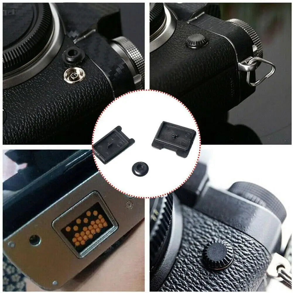 PC Sync Terminal Cap & Battery Grip Cover for Fujifilm XT2 XT3