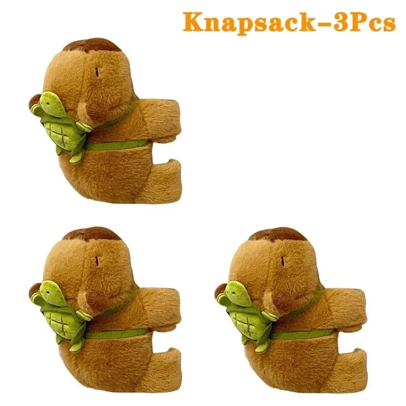 Capybara & Dolphin Snap Circle Plush Wrist Toy | Party Decor