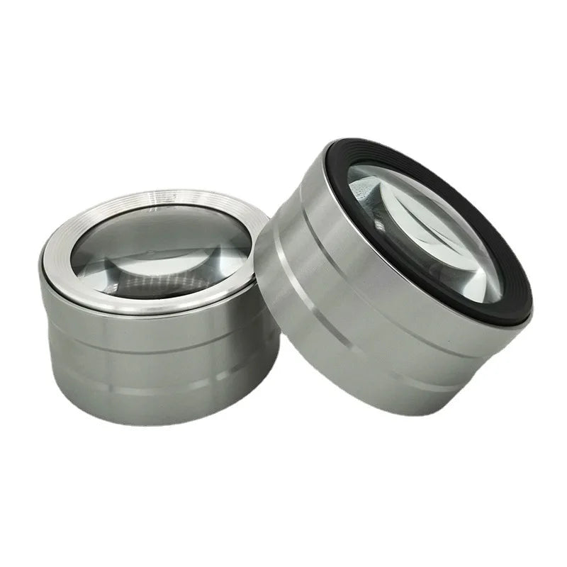 3Led 5X Magnifying Glass Optical Glass Lens Loupe Magnifier Handheld Coin Stamps Jewelry Mini Thread Counter Magnifier Peaceful Pleasures Health and Wellness