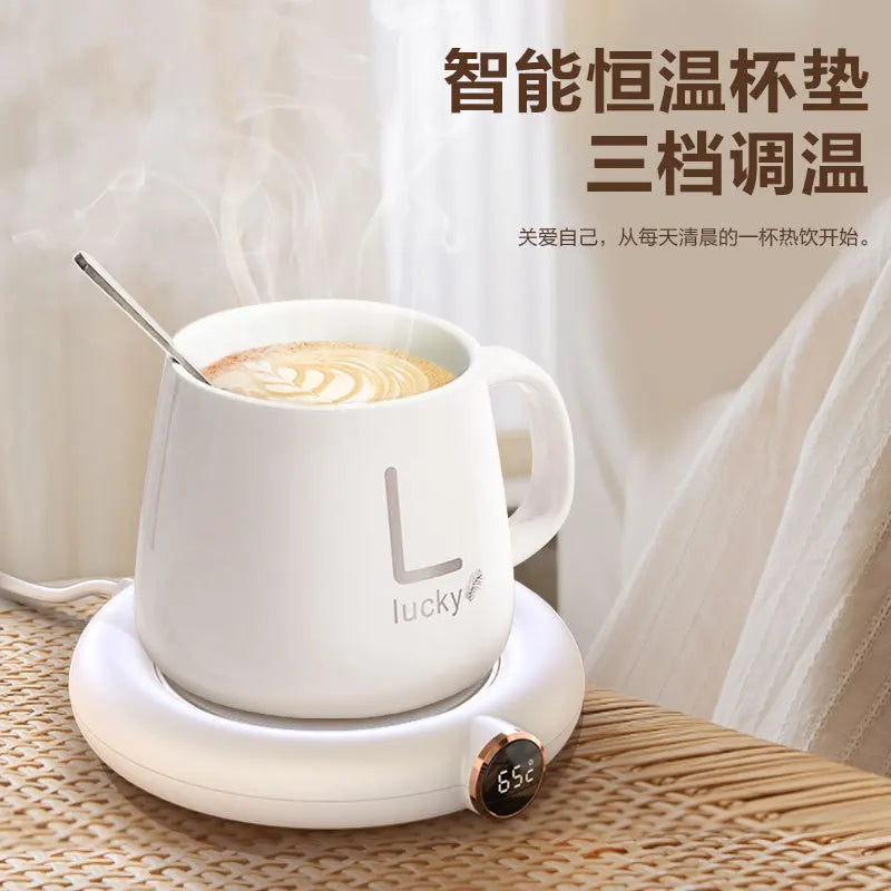 USB Heated Mug Coaster – 3-Speed Control & 8Hr Auto Shut-Off