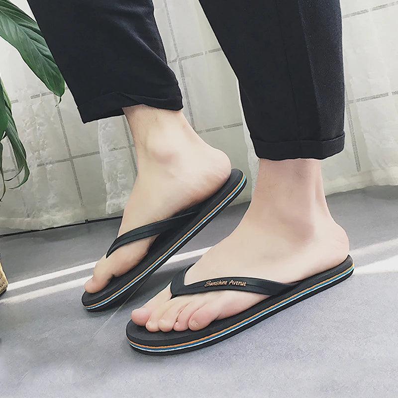 Men's Non-Slip EVA Flip Flop Slippers | Indoor & Outdoor Men's Flip Flop Slippers Peaceful Pleasures Health and Wellness