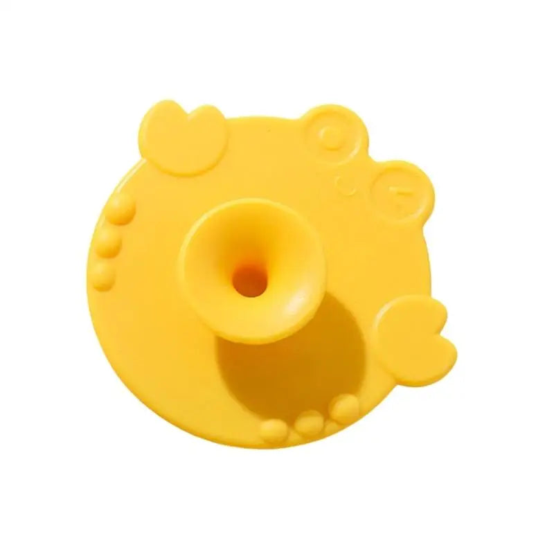 Baby Silicone Bath Brush – Cartoon, Gentle & Safe for Infants