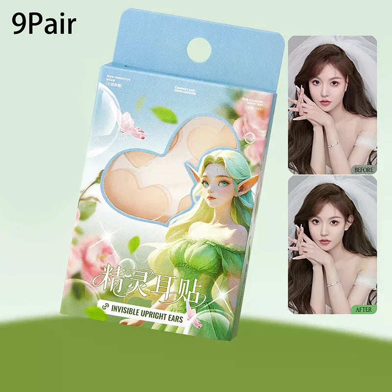 Heart-Shaped Elf Ear Support Stickers Invisible Ear Corrector Earlobe Support Patches Elf Ear Makeup V-Face Stickers Easy Use Peaceful Pleasures Health and Wellness China Mainland