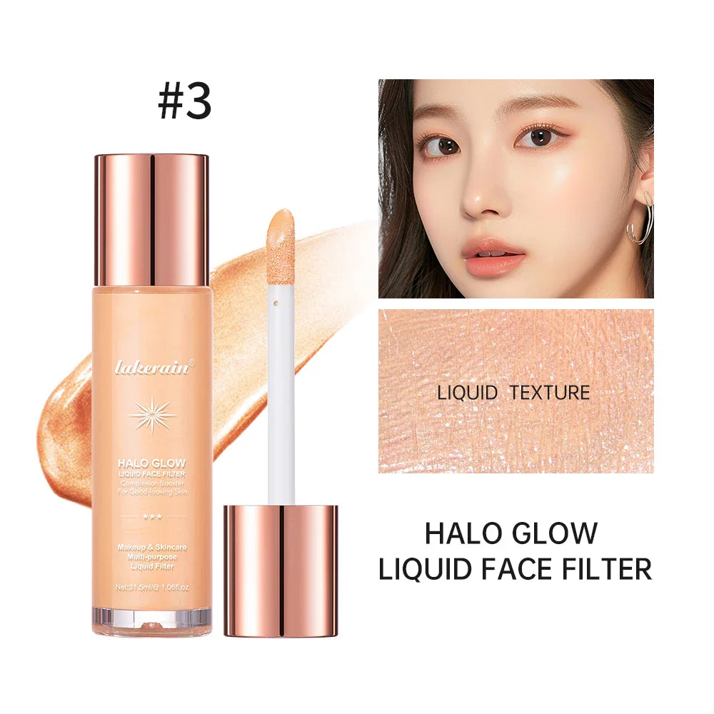 Halo Glow Liquid Highlighter – 8 Shades | Face & Body