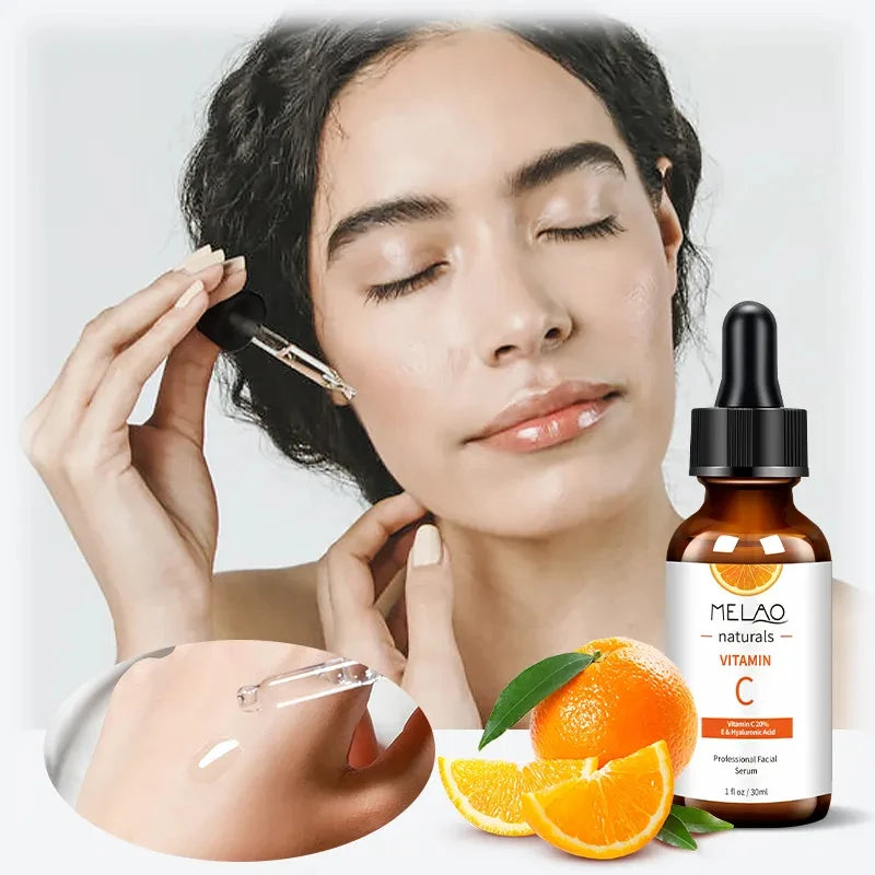 MELAO Vitamin C Serum – Hyaluronic Acid, Vitamin E Anti-Aging