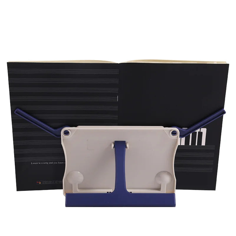 Adjustable Book Stand Foldable Bookends Portable Desktop Sheet Music Stand for Piano Music Score Reading Holder Tablet Stand Peaceful Pleasures Health and Wellness