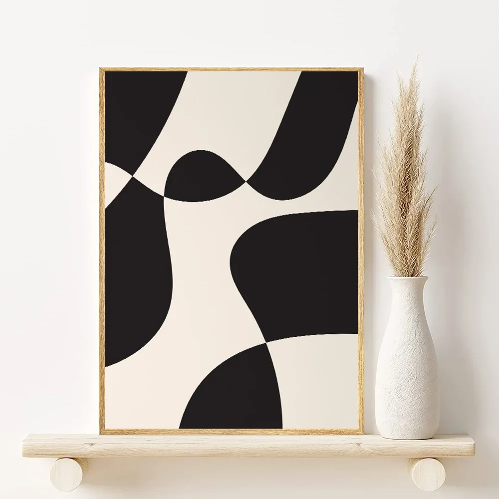 Abstract Bohemian Canvas Wall Art Poster | Aesthetic Home Décor Canvas Wall Art Peaceful Pleasures Health and Wellness 18 50x70cm