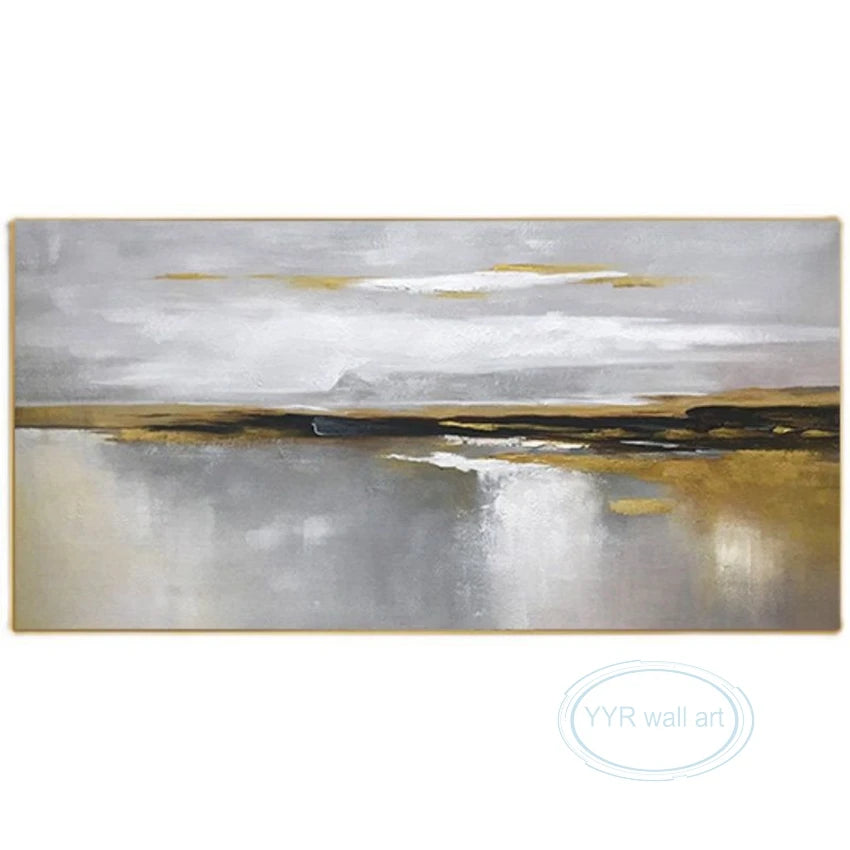 Custom Living Room Decorative Mural Handmade Oil Painting Wall Art Decor Canvas Modern Abstract Acrylic Frameless Hanging Poster Peaceful Pleasures Health and Wellness No frame 40cmx80cm