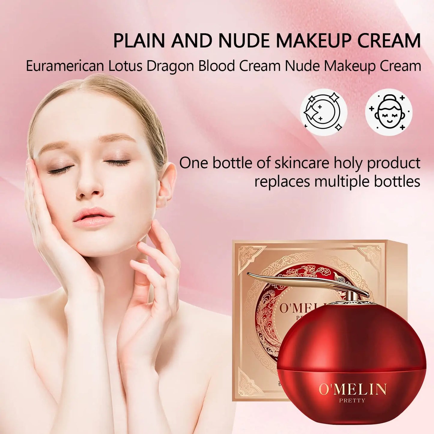 2pcs Retinol Placenta Royal Dragon Blood Cream Skincare Face Repairs Skin Firm Anti-wrinkle Cream Peaceful Pleasures Health and Wellness