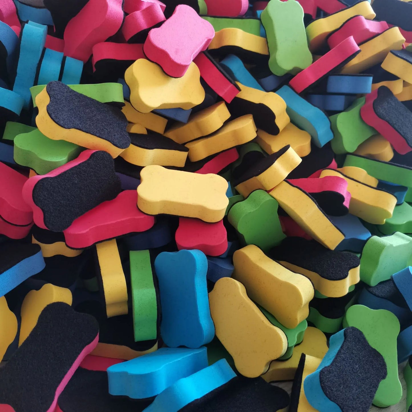 30-Pack Magnetic Whiteboard Erasers | Felt Cloth Bone Erasers