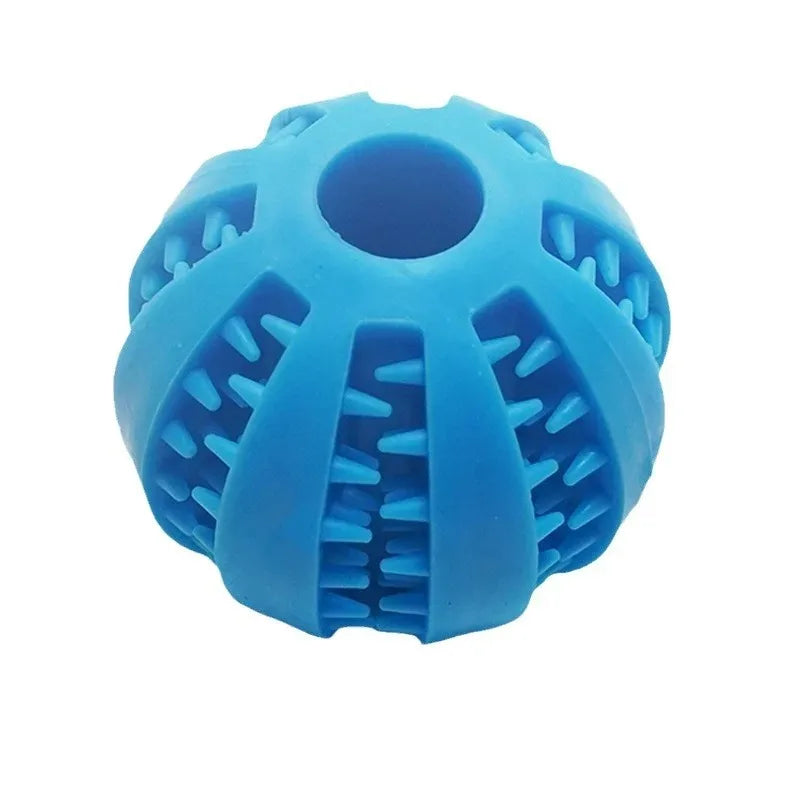 Cross-border pet dog leakage toy balls, teething puzzles, anti-boring and biting training toys Peaceful Pleasures Health and Wellness blue