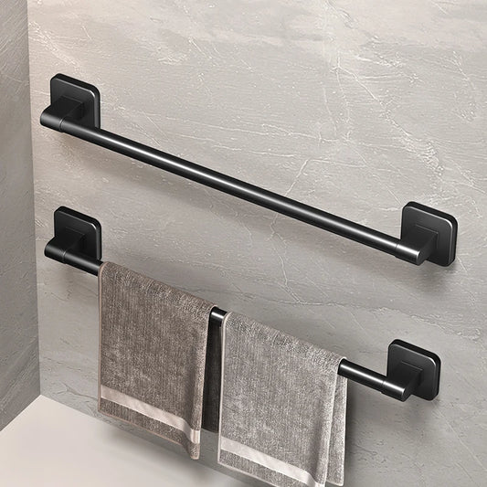 No-Drill Self-Adhesive Towel Bar | Aluminum Towel Rack Towel Bar Rack Peaceful Pleasures Health and Wellness