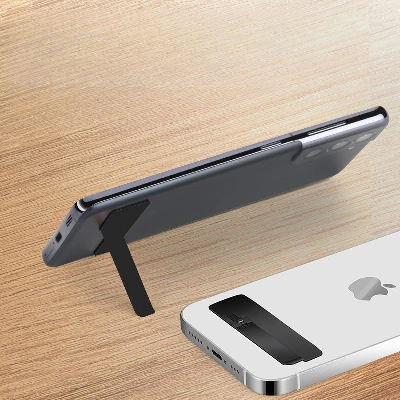Ultra-Thin Metal Folding Phone Stand | Invisible Back Sticker Phone Kickstand Peaceful Pleasures Health and Wellness