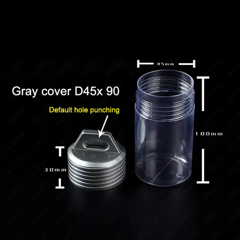 Modular Transparent Plastic Storage Bottles for Small Parts