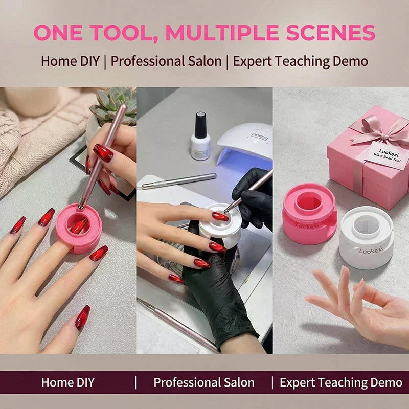 Nail Magnet Cat Eye Auxiliary Device Quickly Suction Cat's Eye Assist Tool For Nail Art Beginners Manicure Art Design Tools Peaceful Pleasures Health and Wellness
