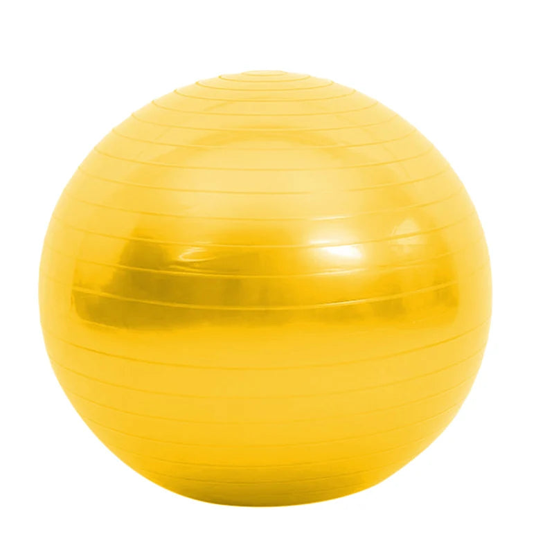 Yoga Inflatable Balance Large Ball Household Sports Children's Pregnant Women's General Fitness Gymnastics Honeycomb Balls﻿ Peaceful Pleasures Health and Wellness yellow