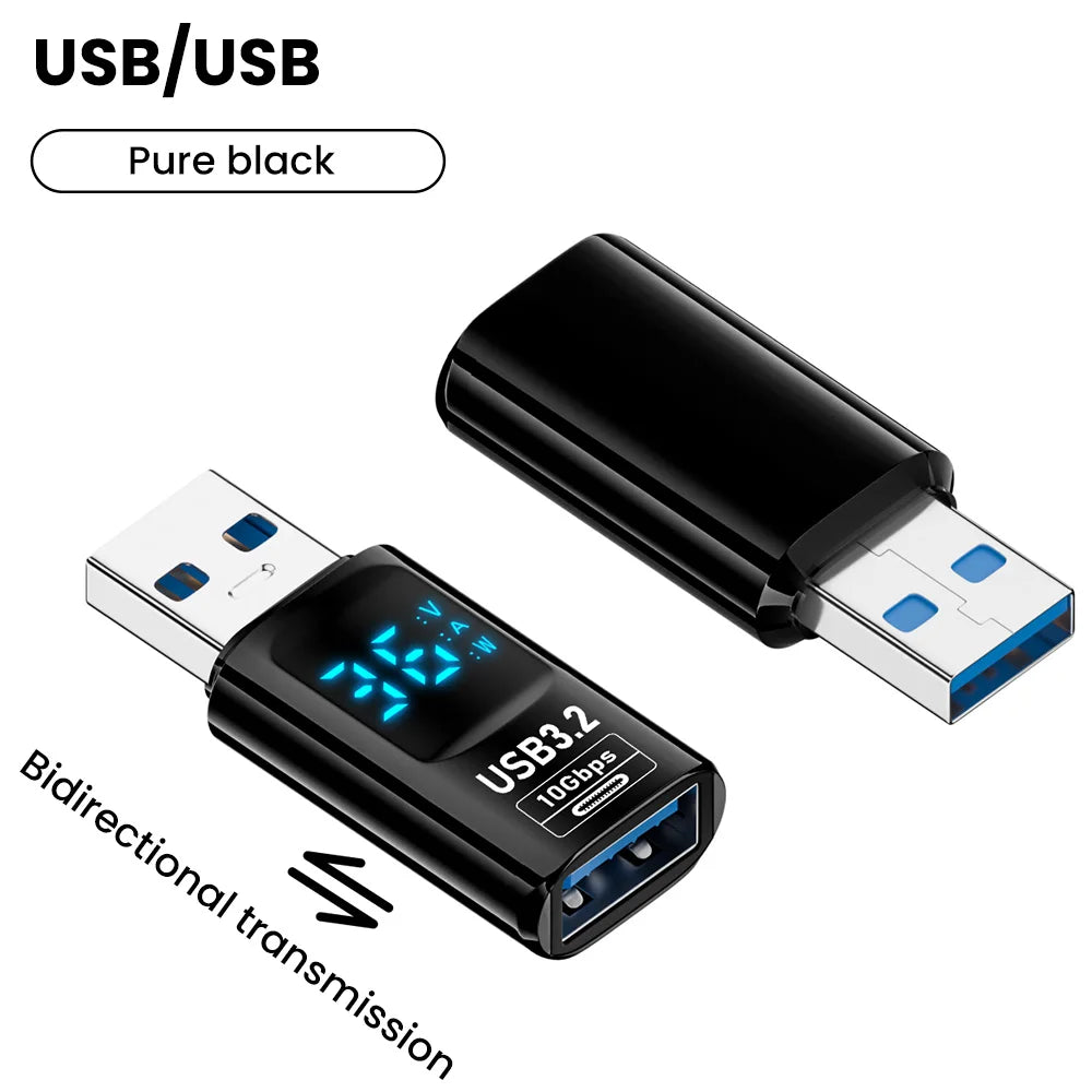 USB 3.2 USB-A to USB-C Adapter 10Gbps | Digital Display 60W