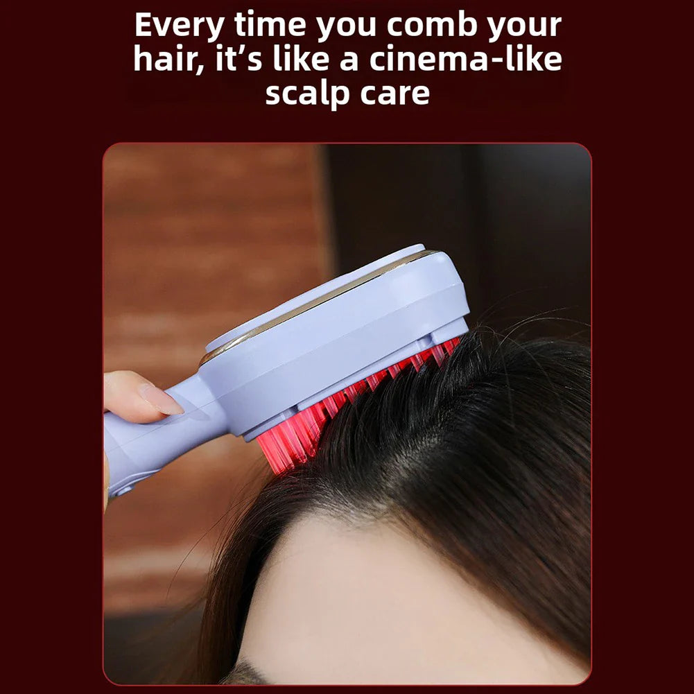 Scalp Massage Comb – Red Light Therapy & Vibration Hair Brush