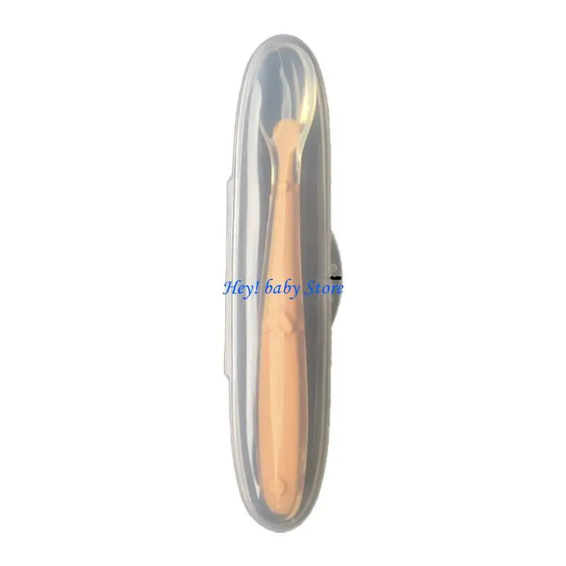 Baby Soft Silicone Spoon & Storage Box | BPA-Free Feeding