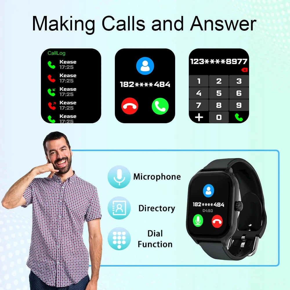 CHAONB Smart Watch – Fitness Tracker for Android & iOS