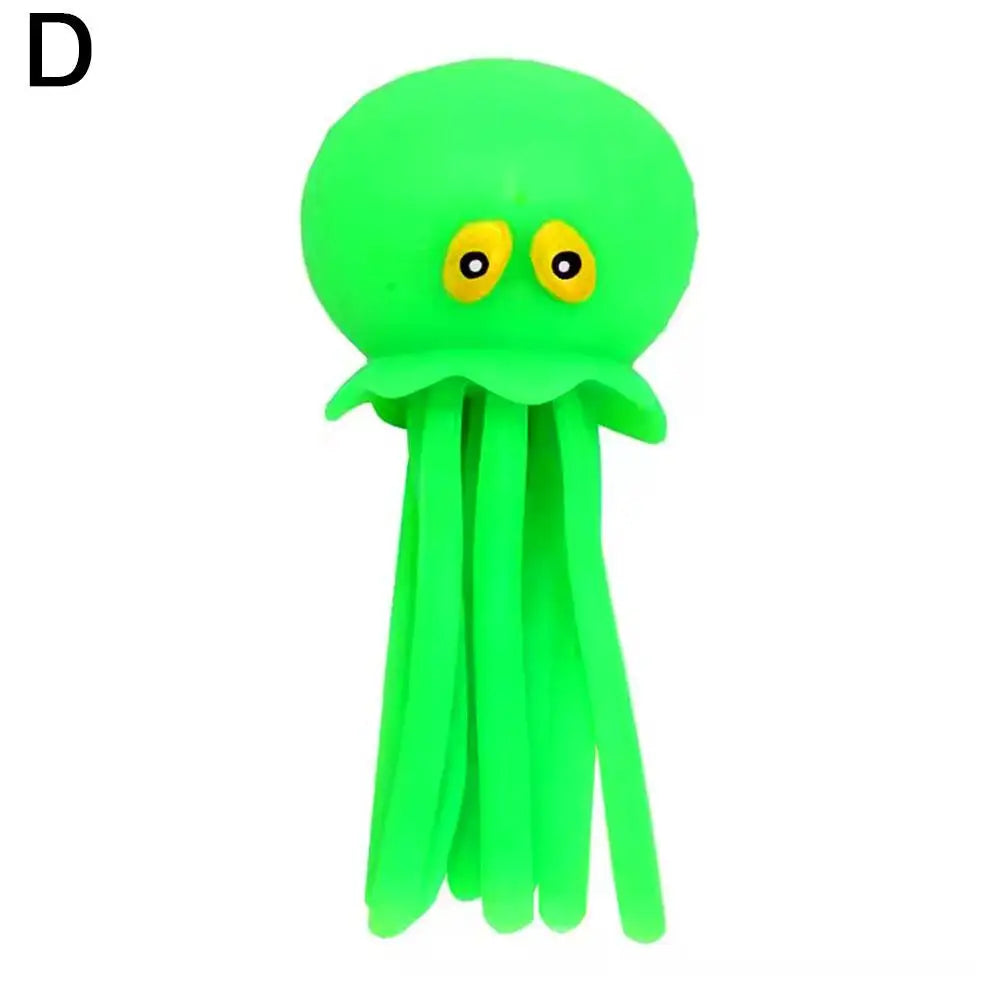 Octopus Squirt Bath Toy for Kids Ages 3–6 | Soft Silicone TPR