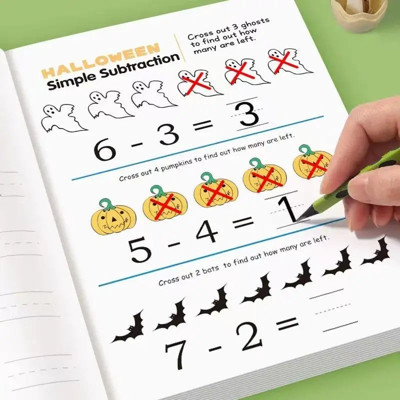 64 Pages Children Addition Subtraction Book Learning Mathematics