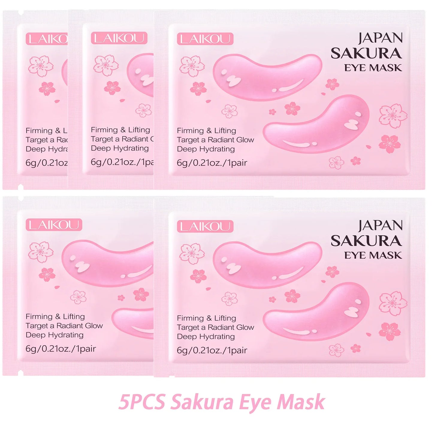 LAIKOU Sakura, Milk & 24K Gold Eye Patches – Dark Circles