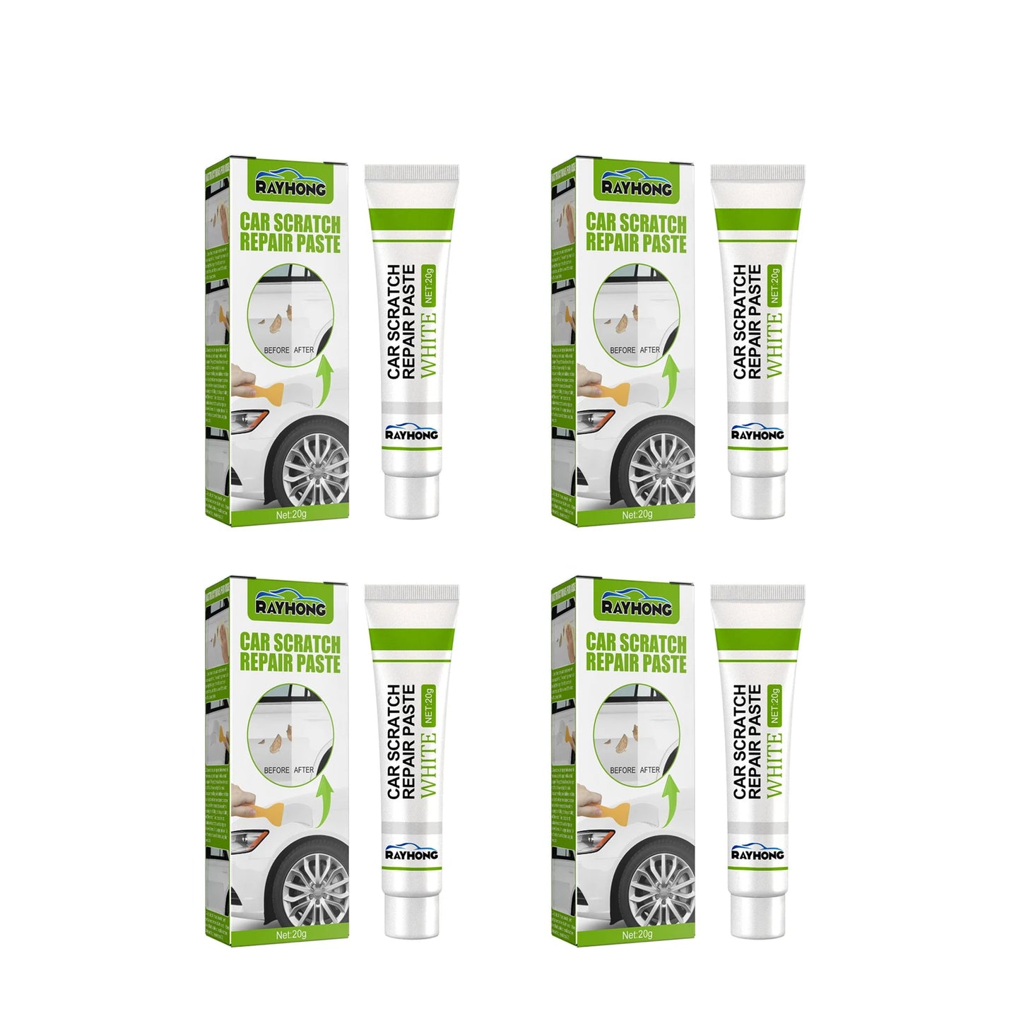 RayHong Fiberglass Repair Paste | Long Strand Fiber Quick Dry 20g