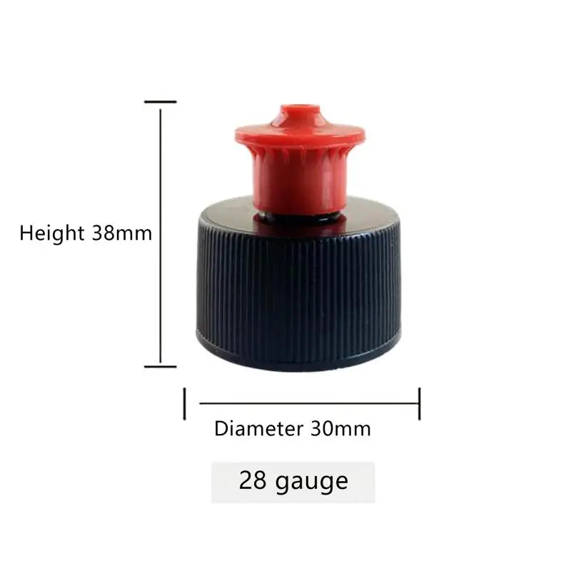 28mm Pull Top Bottle Caps for Car Wax & Tire Shine | 5/10 Pack