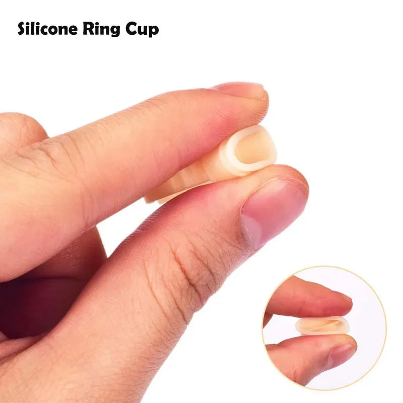 100pc Disposable Silicone Ink Rings for Microblading & PMU
