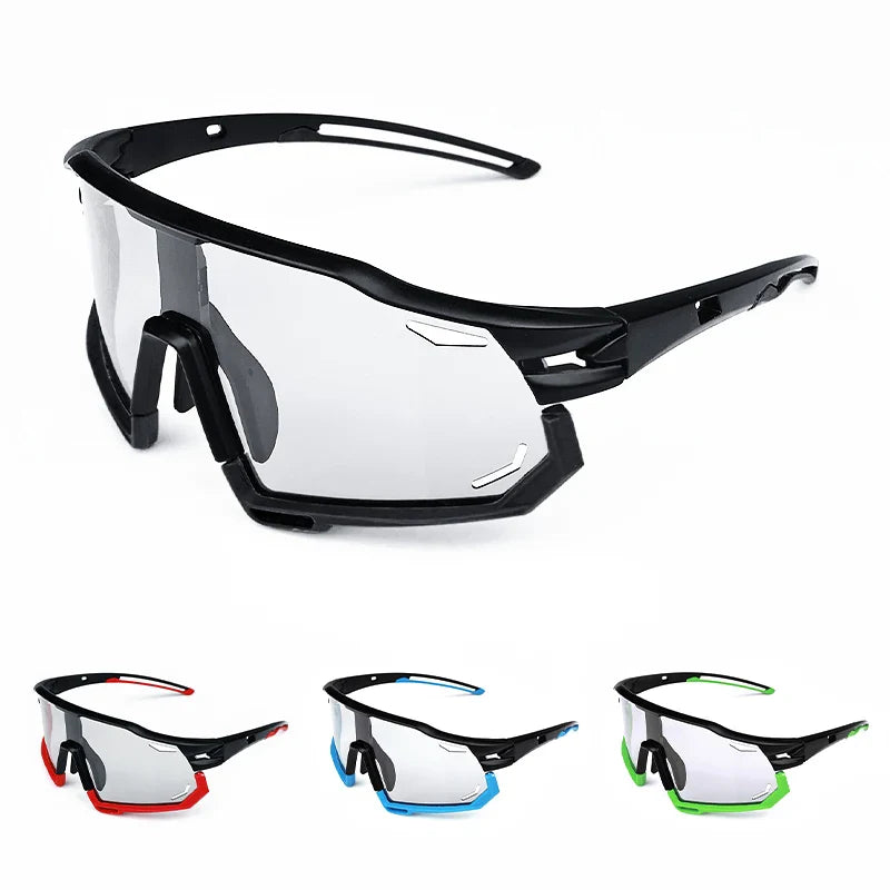 Photochromic Polarized Cycling Glasses UV400 MTB Bike Sunglasses