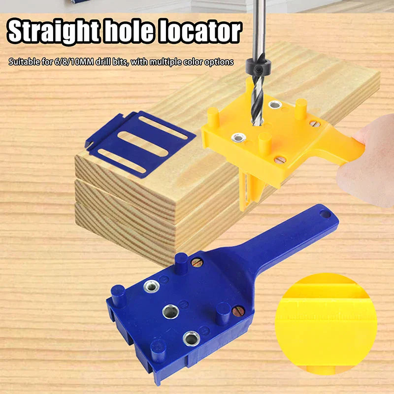 Pocket Hole Drill Guide | Straight Hole Locator for Woodworking Pocket Hole Jig Peaceful Pleasures Health and Wellness