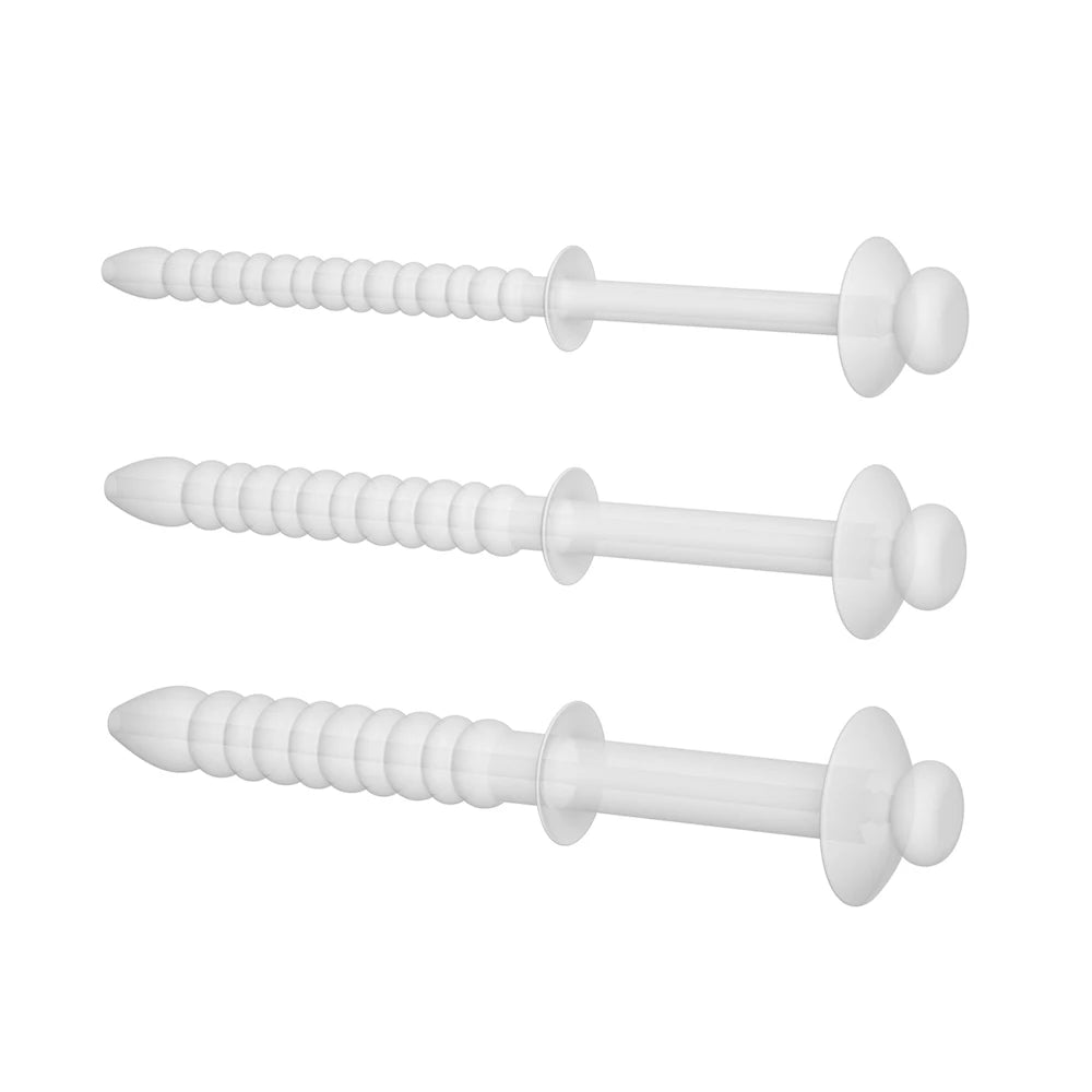 Silicone Beads With Hollow Plugs, Eyelets, Men's Wearing, Catheterization, Dilation, Urethral Obstruction, Adult Sexual Products Peaceful Pleasures Health and Wellness