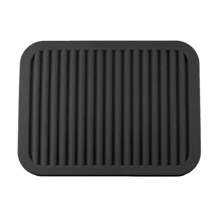 Silicone Dish Drying Mat, Silicone Trivets for Hot Pots and Pans Dish Drainer Mat Heat Resistant Non-slip Dish Drying Pad Peaceful Pleasures Health and Wellness B L