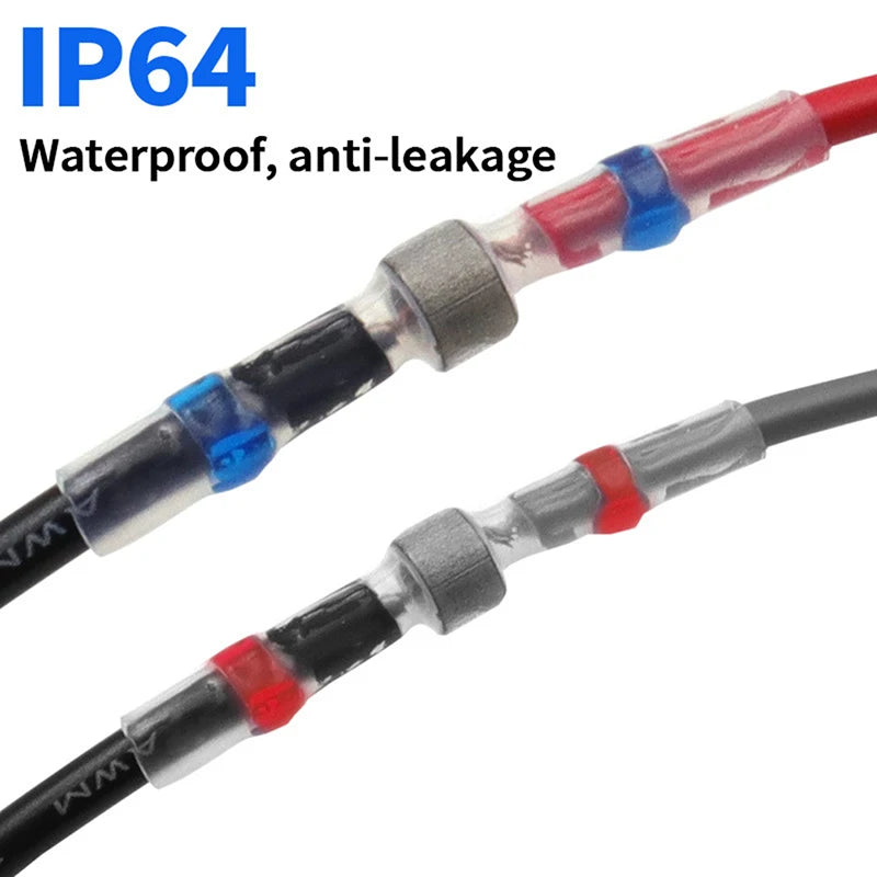 New 50Pcs Shrinkage Solder Sleeve Heat Shrink Tube Kit Heat Shrink Solder Waterproof Seal Wire Splice Connector Wire Connector Peaceful Pleasures Health and Wellness